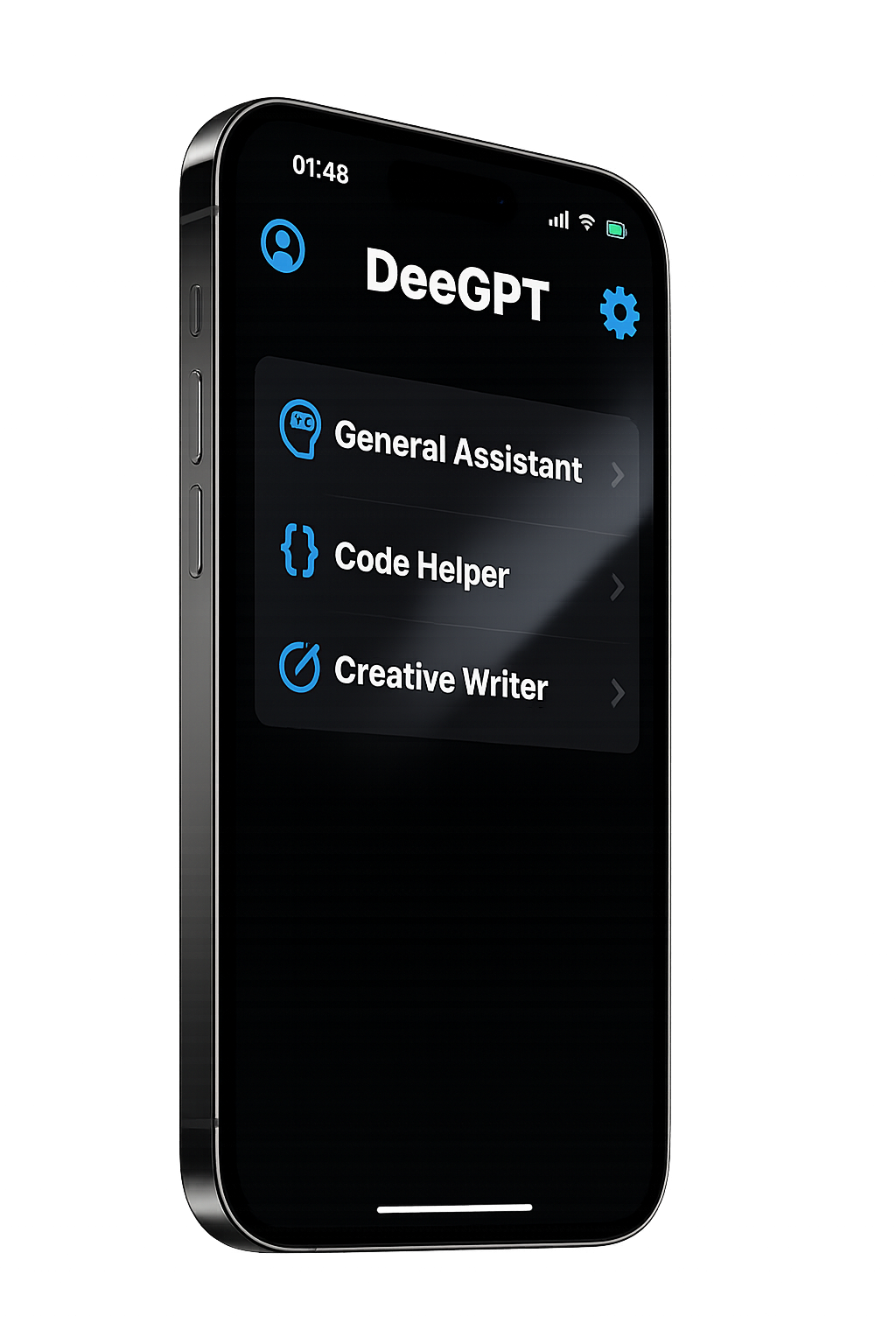 DeeGPT App Interface
